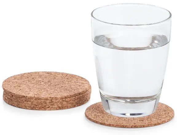 Zeller podtácky okrúhle korok 9,5 cm 6 ks