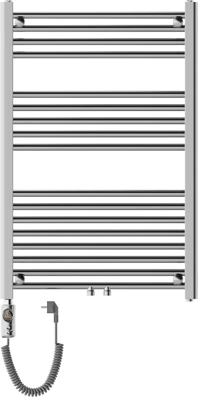 Mexen Mars, elektrické vykurovacie teleso 900x600 mm + vykurovacia tyč 300 W, chrómová, W110-0900-600-2300-01