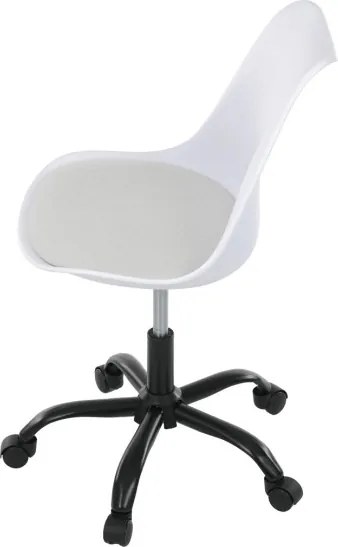 Kancelárska stolička biela KA-X7055 WT