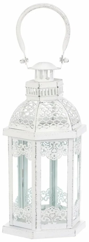 Súprava kovových lampášov Magnificenza 3 ks, biela