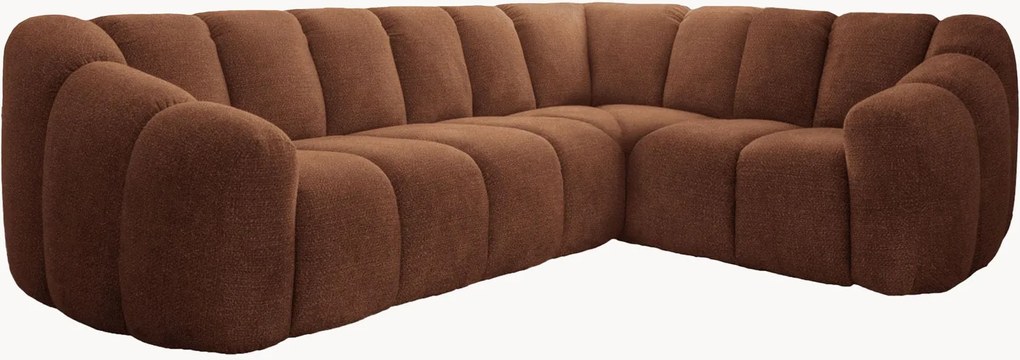 Ženilková rohová pohovka Shell