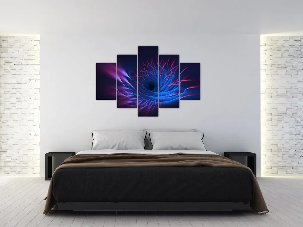 Obraz - abstrakcia kvetu (150x105 cm)