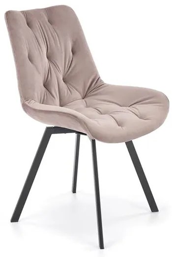 OTOČNÁ JEDÁLENSKÁ STOLIČKA TIARA BÉŽOVÁ