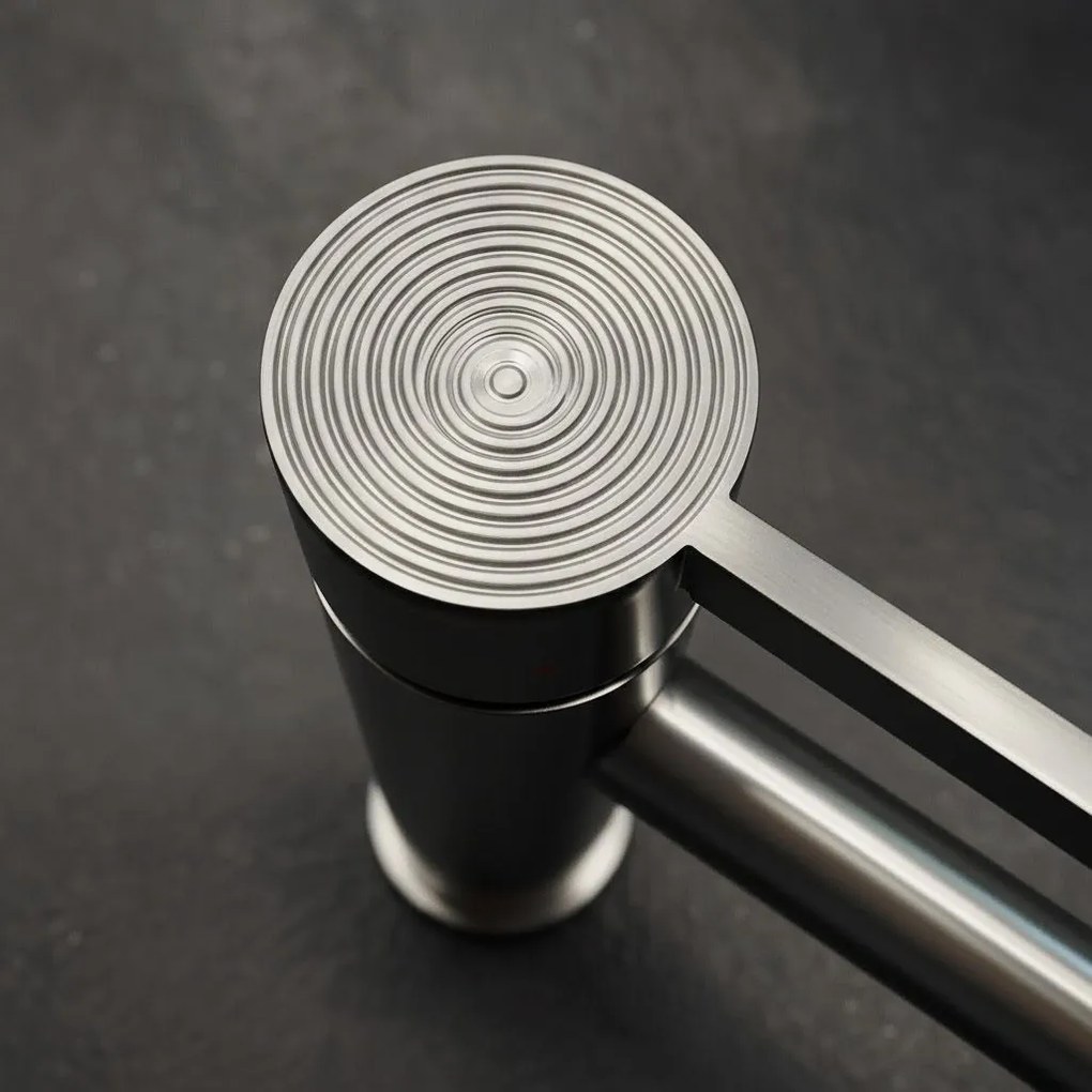 Rea Foster, umývadlová batéria h-180, brúsená oceľ, REA-B6323