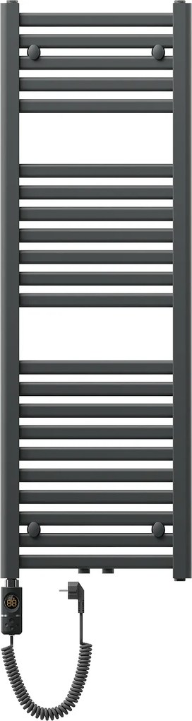 Mexen Hades, elektrické vykurovacie teleso 1200 x 400 mm, 600 W, antracitová, W104-1200-400-2600-66