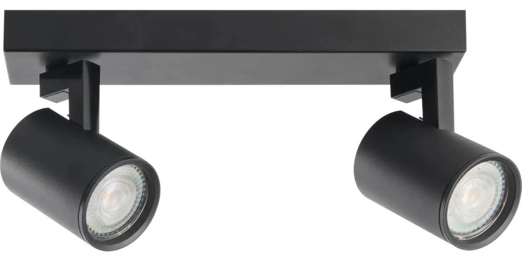 Bodové svietidlo LYNX 2xGU10/10W/230V čierna