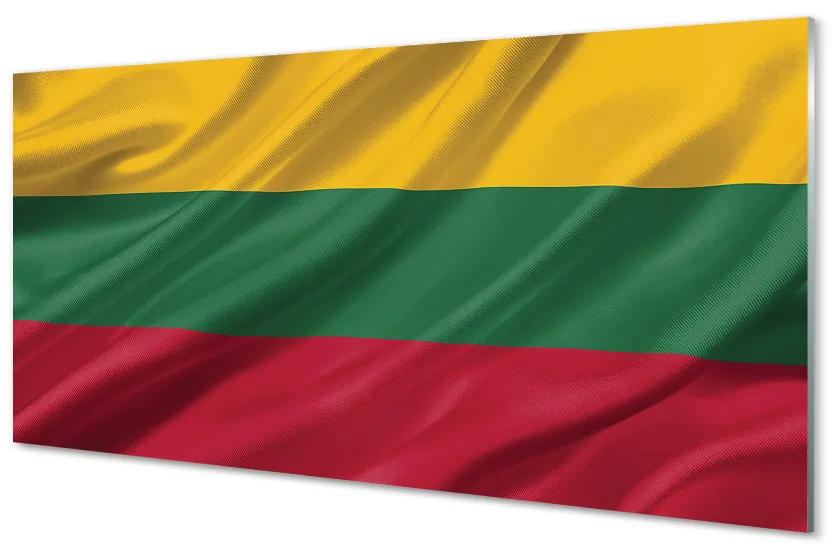 Nástenný panel  vlajka Litvy 100x50 cm