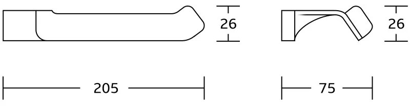 Mexen Rino, držiak toaletného papiera, čierna matná, 7027033-70