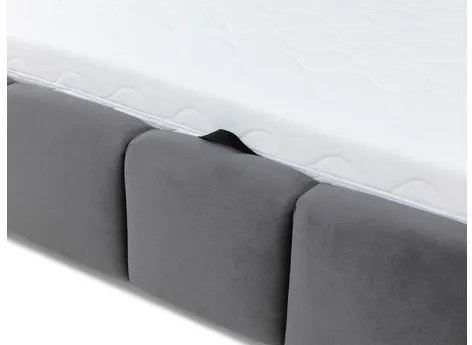 Manželská posteľ 160 cm Leskana (zelená) (s roštom) (s úl. priestorom). Vlastná spoľahlivá doprava až k Vám domov. 1104259