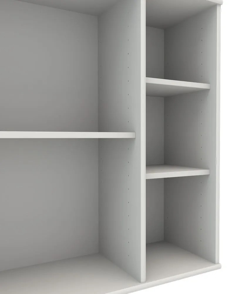 Biely modulárny policový systém 68,5x69 cm Mistral Kubus - Hammel Furniture