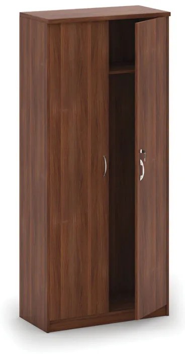 Šatníková skriňa s výsuvom MIRELLI, 800 x 400 x 1800 mm, orech