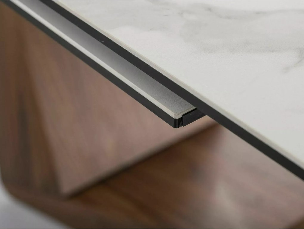 SI Keramický stôl Bonucci Statuario Venato