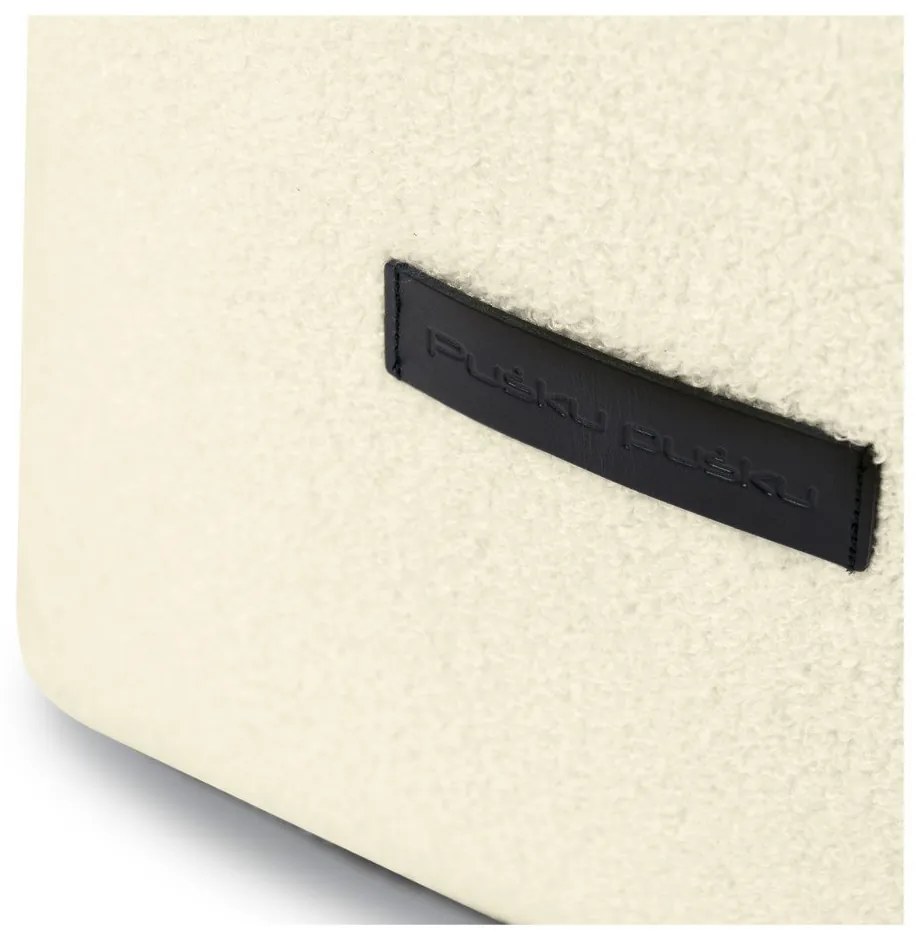 Hnedý sedací vak z textílie buklé Up! MooG – SLOWDOWN