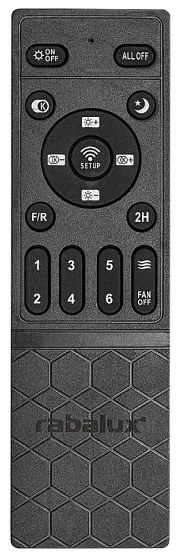 Rabalux 71337-LED Stm. str. sviet. s venti. FANFY 40W/230V 3000/4000/6000K+DO