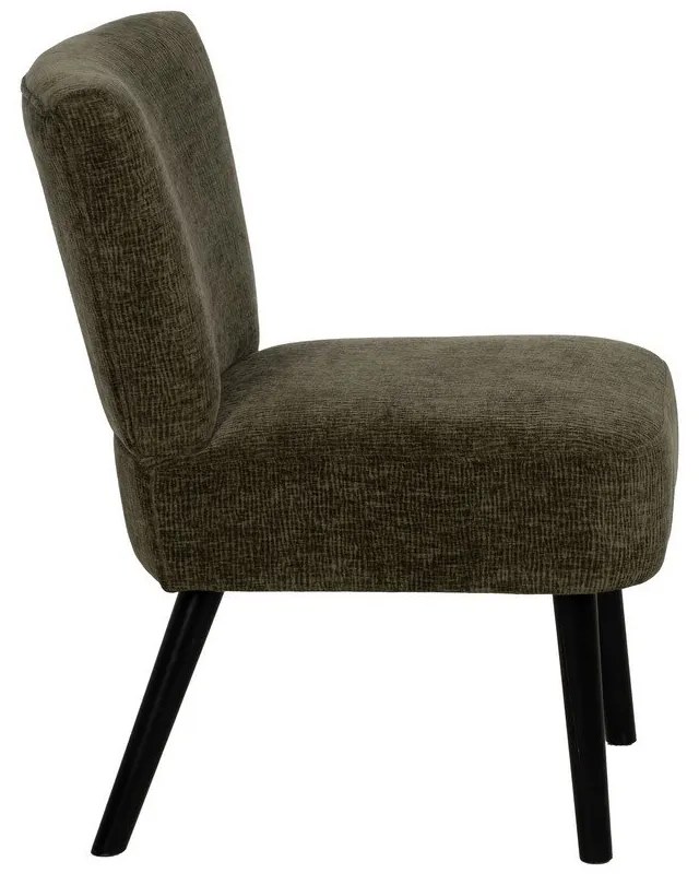 Zelené ženilkové kreslo – Ixia