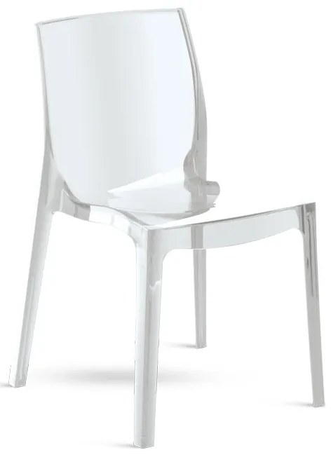 Stima Plastová stolička FEMME FATALE Vyberte odtieň ->: Transparentní