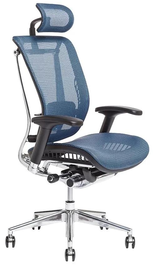 OFFICE PRO Kancelárska stolička LACERTA MESH IW-04 BLUE