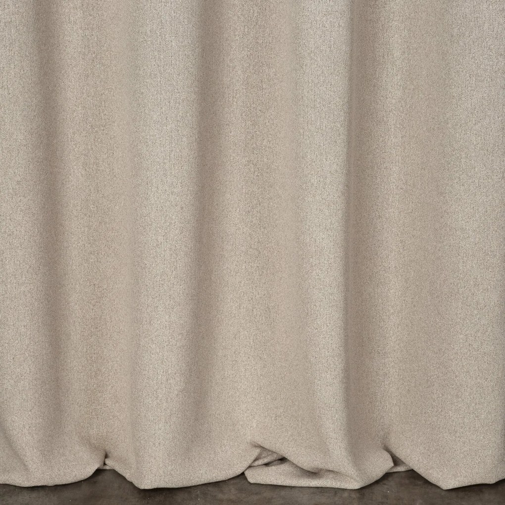 ZATEMŇOVACÍ ZÁVES NA KRÚŽKOCH LIDIA 140X250 CM BÉŽOVÁ