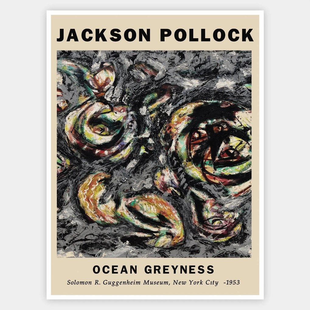 Plagát Ocean Greyness | Jackson Pollock