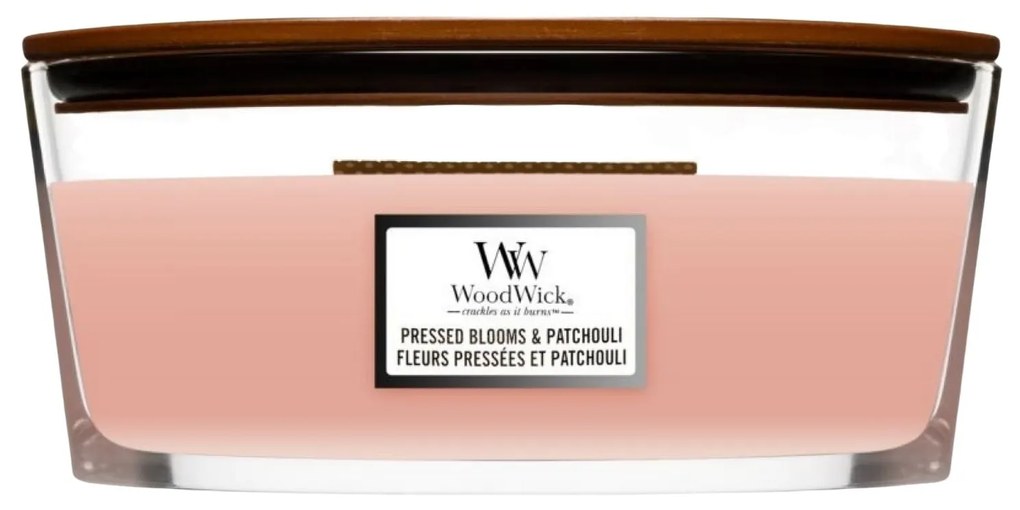 WoodWick Vonná sviečka WoodWick – Pressed Blooms and Patchouli 454 g