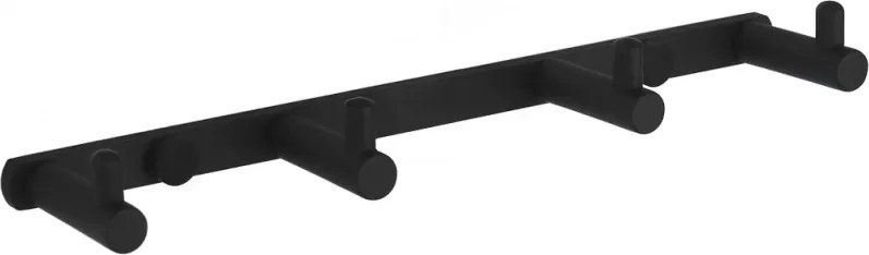 Mexen štvoritý háčik na uterák, čierny - 709164-70