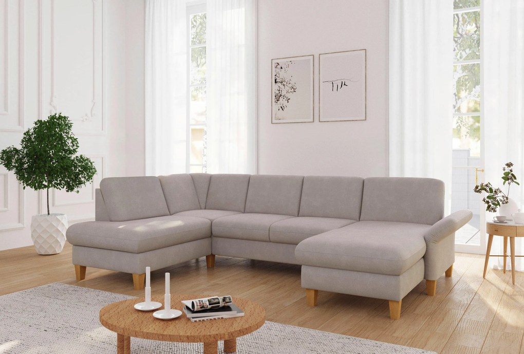 XXXLutz SEDACIA SÚPRAVA, textil, sivobéžová Sit & More - Sedačky - 00014401612C