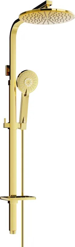 Mexen Q40 sprchový stĺp, zlatý - 798404095-50