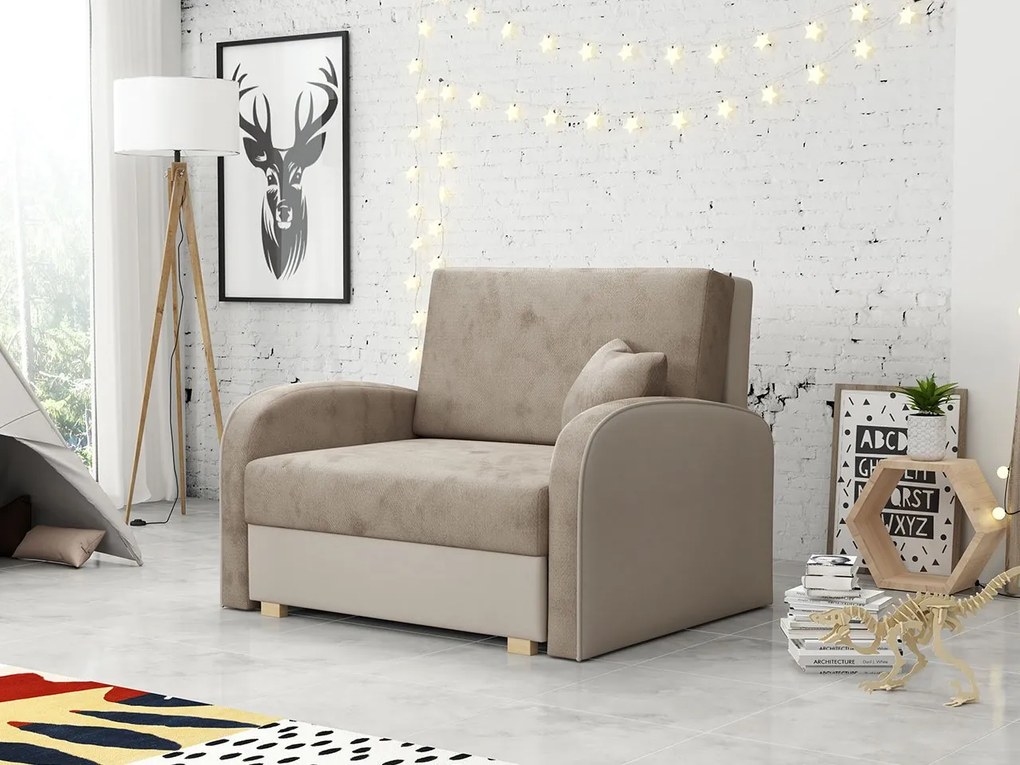 Rozkladacie kreslo Clivia Soft I, Dostupné poťahy: Mono 237 + Sorriso 8