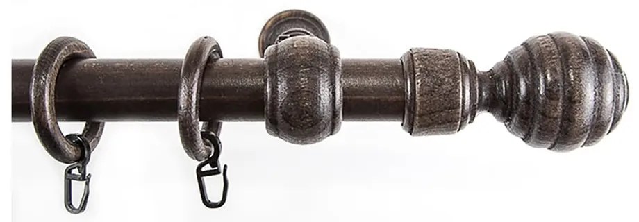 Drevená garniža 120 cm Granat – SP TREND