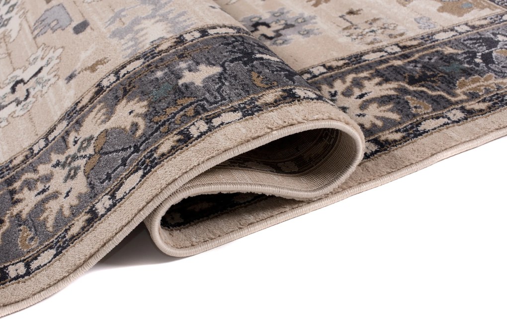 TA Koberec H531C LIGHT BEIGE COLORADO CHU Sivý Obdĺžnikový Rozmer: 160x220 cm