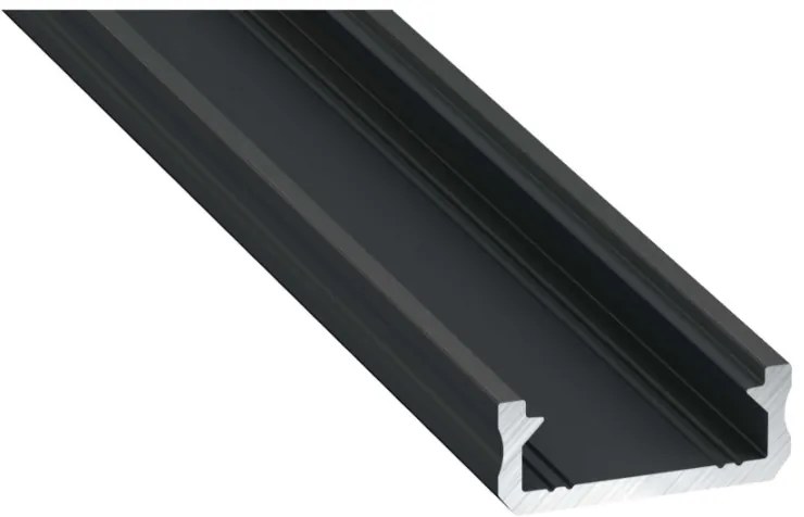 Led-Labs LED profil LUMINES typ D čierny elox 3m
