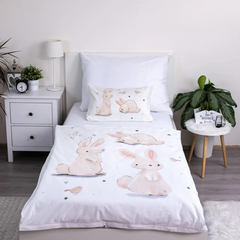 Bavlnená detská obliečka do postieľky 100x135 cm Bunnies – Jerry Fabrics