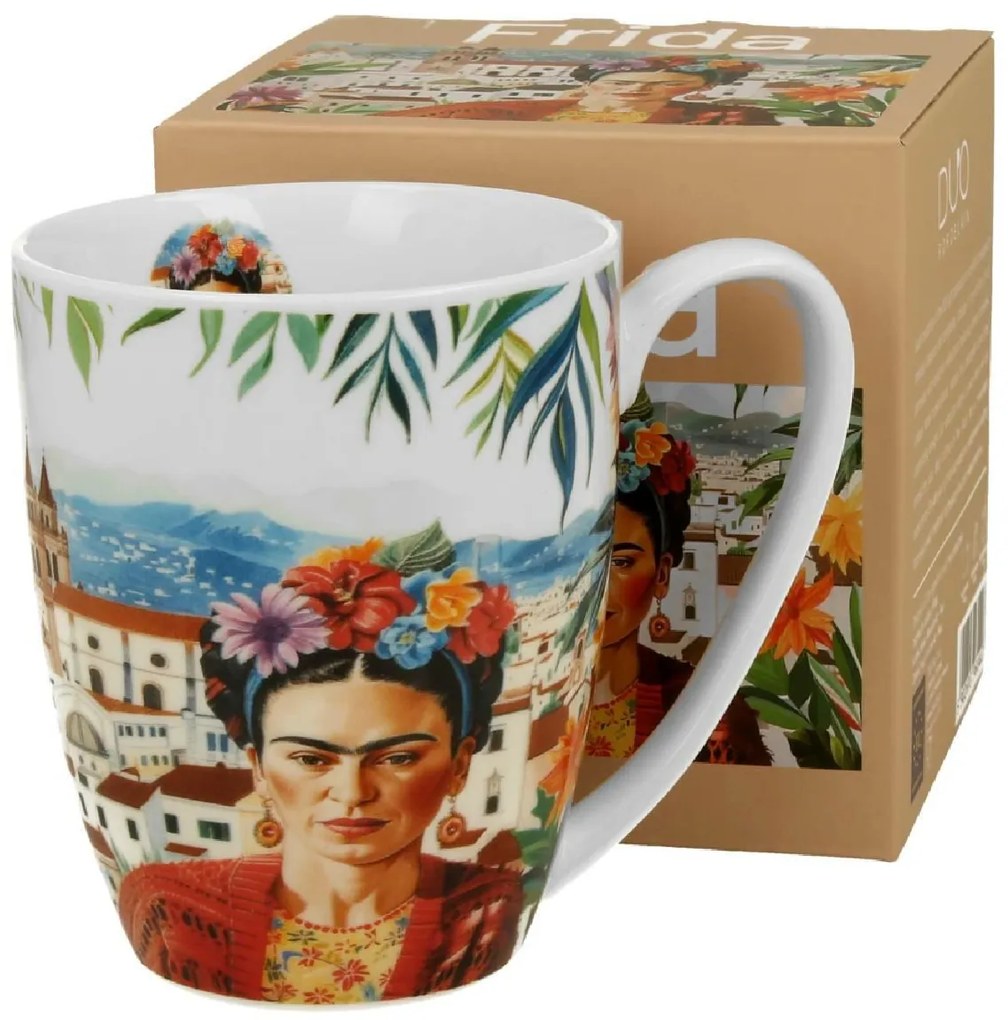 Porcelánový hrnček Mexican Art Frida 360 ml