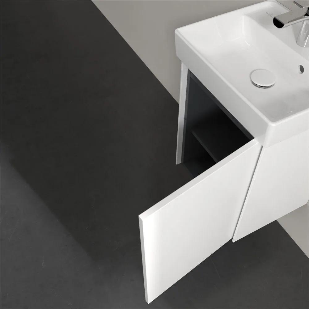 VILLEROY &amp; BOCH Collaro závesná skrinka pod umývadielko, 1 dvierka, pánty vpravo, 410 x 344 x 546 mm, White Matt, C00501MS