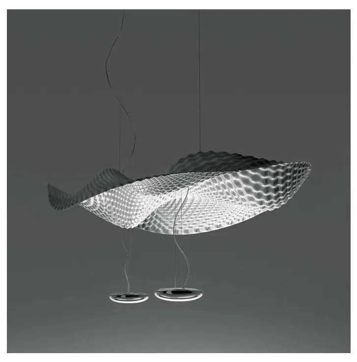 Artemide 1513010A - Luster na lanku COSMIC 2xR7s/11W/230V lesklý chróm