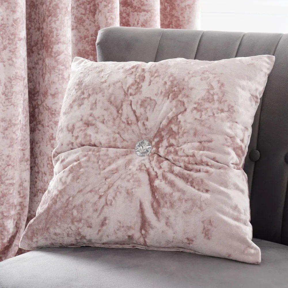 Dekoračný vankúš 45x45 cm Crushed Velvet Diamante – Catherine Lansfield