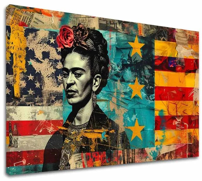 Obraz Frida Kahlo - Kultúrny odkaz | 100% originál domaľovaný akrylom