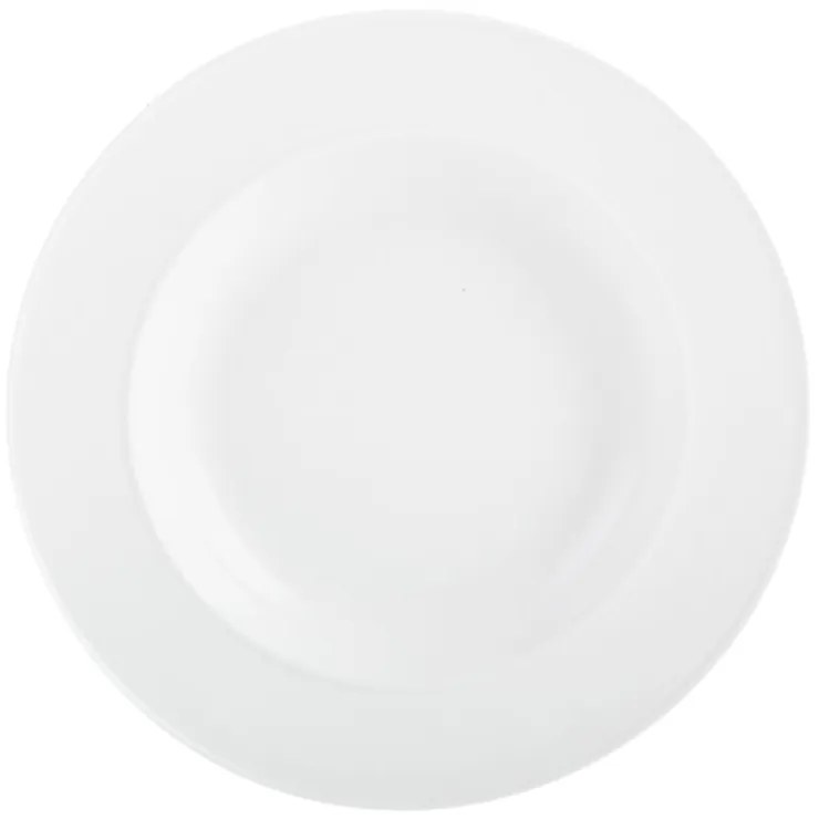 Biely porcelánový hlboký tanier Mikasa Ridget, ø 30 cm