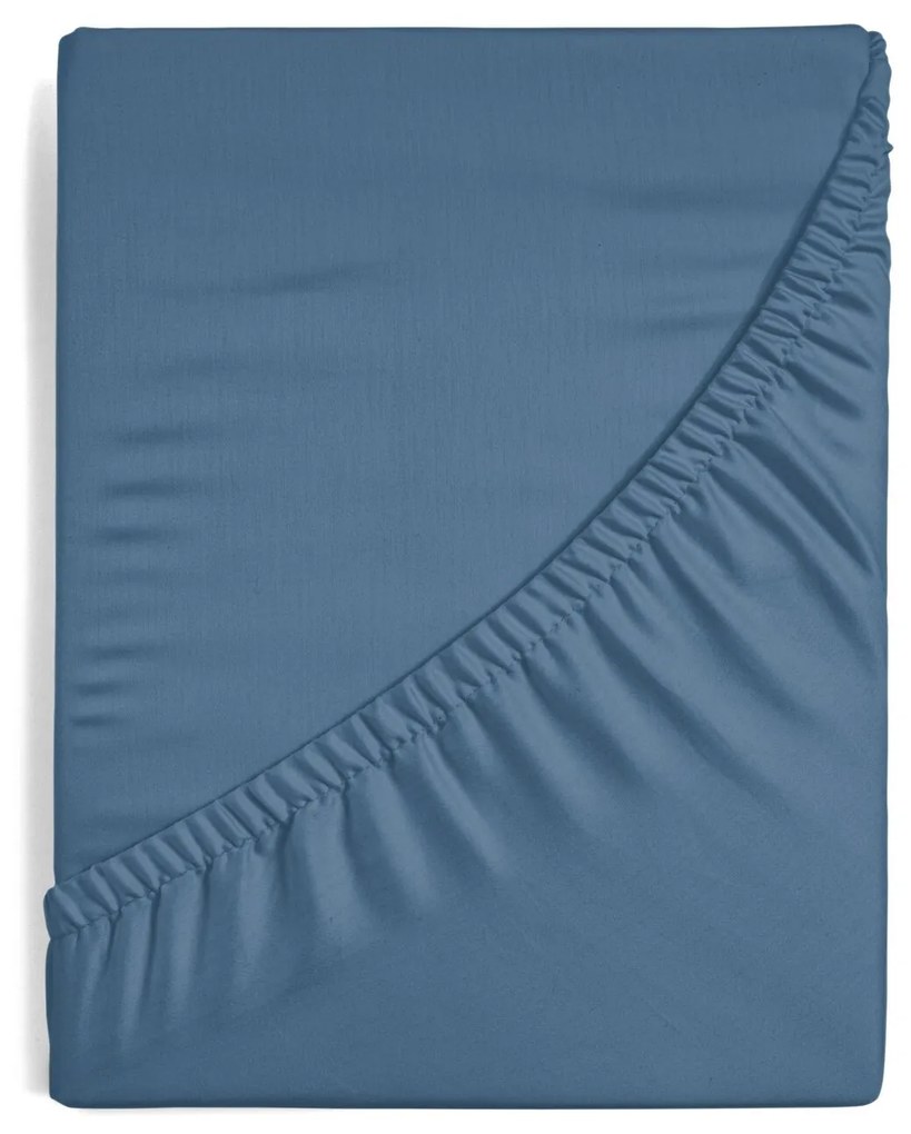 MAKOSATÉNOVÉ PRESTIERADLO NOVA 200X220 CM, VÝŠKA 30 CM TMAVOMODRÉ