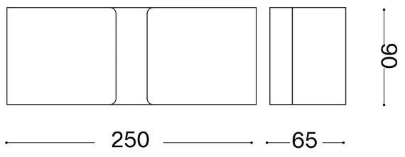 Ideal Lux - LED Nástenné svietidlo CLIP 2xG9/3W/230V hnedá