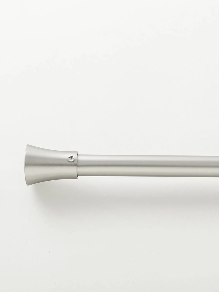 Garniža dvojradová Federico - brúsený nikel 120-210 cm