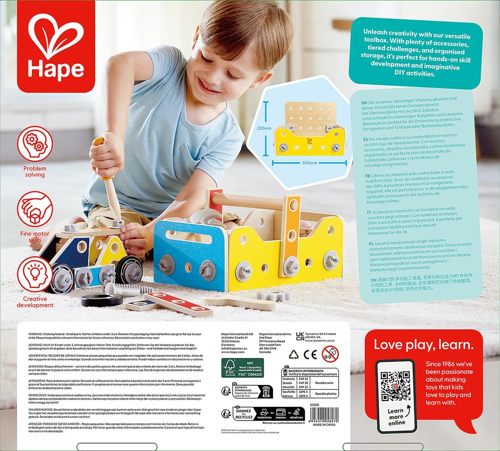 Montážny box s náradím - 83 ks