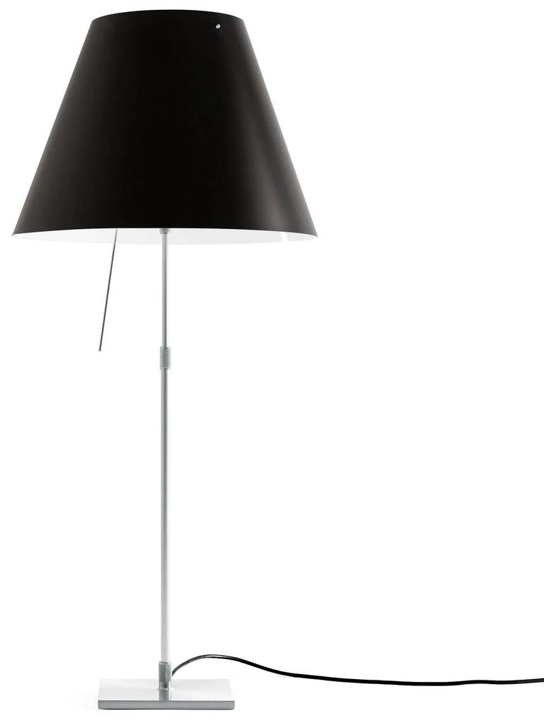 Luceplan Costanza stolová lampa D13 hliník/čierna
