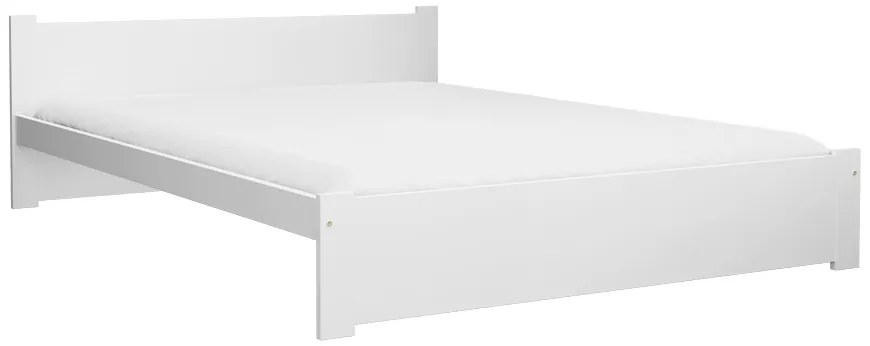 Posteľ IKAROS 120 x 200 cm, biela Rošt: S lamelovým roštom, Matrac: Matrac SOMMERA 18 cm