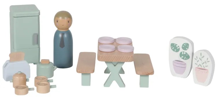 Set do domčeka drevený Kuchynka