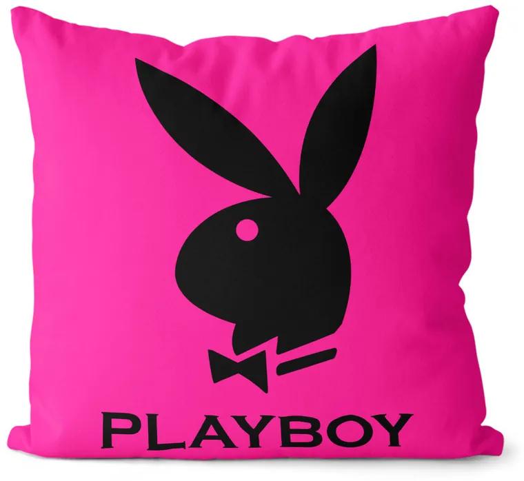 Vankúšik Playboy Pink (Velikost: 40 x 40 cm)