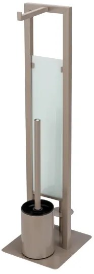 WENKO 25553100 - WC kefa RIVALTA 18x70 cm béžová/čierna