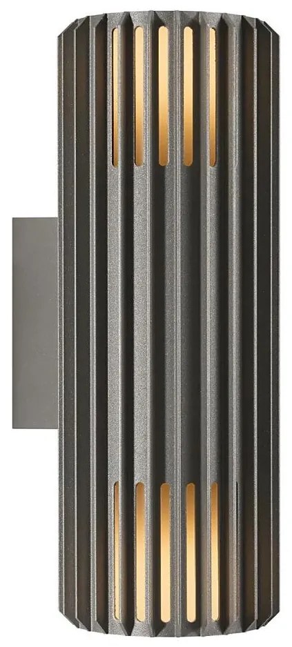 Nordlux - Vonkajšie nástenné svietidlo ALUDRA 2xE27/15W/230V IP54 antracit