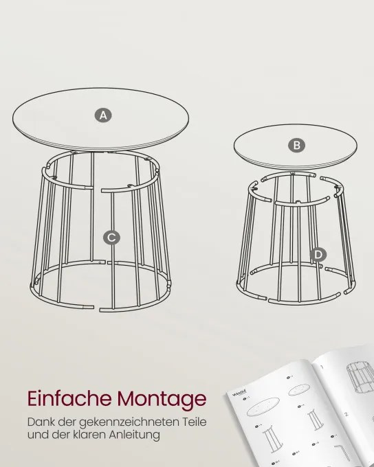 Set konferenčných stolíkov LCT045K43