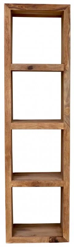 Knižnica Tara 50x185x35 indický masív palisander Super natural